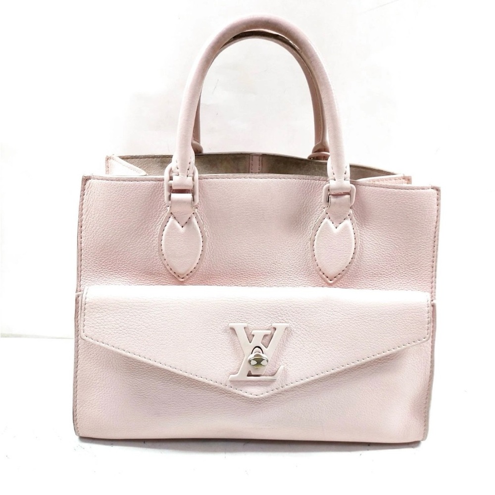 Louis Vuitton Lockme PM Monochrome Blush Pink Tote
